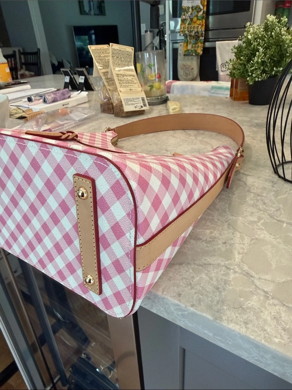 Dooney & Bourke Gingham II Hobo Shoulder Bag